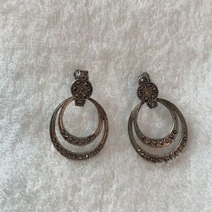 Vintage Sterling & Marcasite Earrings